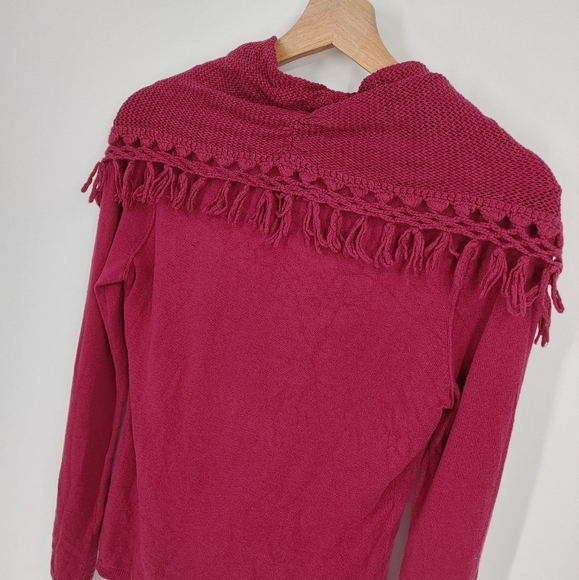Anthropologie Angel of the North | crochet fringe sweater - Picture 6 of 6